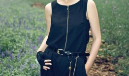 车永莉秋季户外写真演绎娇美冷艳与优雅气质