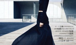 摩登光影间的东方韵味杜鹃演绎上海时尚封面故事