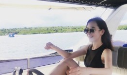 张檬海岛释放真我时光 比基尼写真展露自信光芒