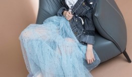 曹曦月牛仔混搭风时尚大片展非凡魅力